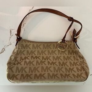 Gold and Brown Michael Kors Purse